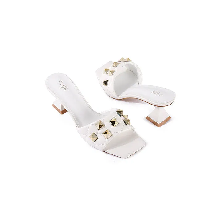 Studded Square Toe Mule BB 10