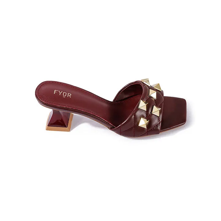 Studded Square Toe Mule BB 10