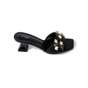 Studded Square Toe Mule BB 10