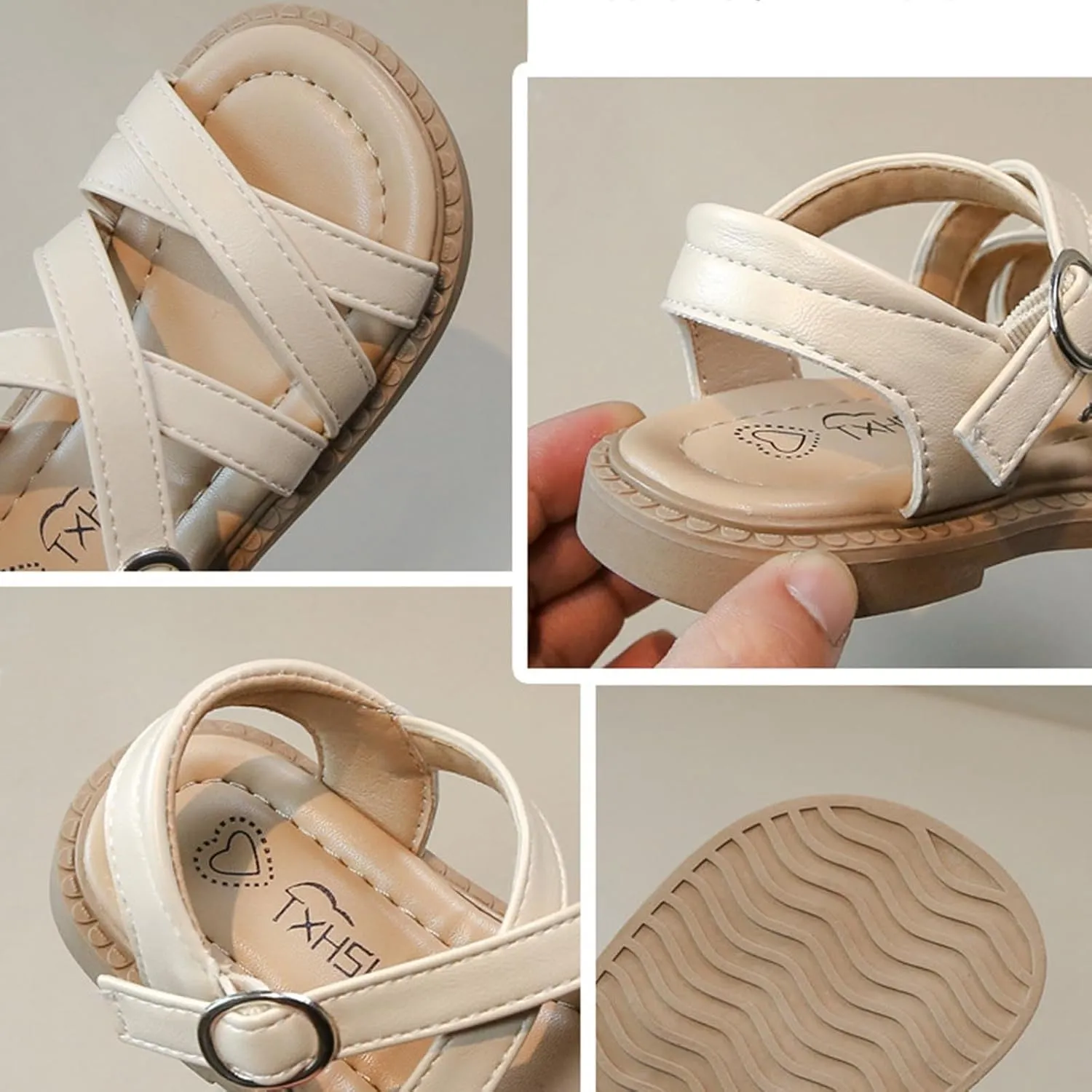 Summer Water Sandals Strappy Comfort Soft Flat Sandal Boho Beach Footwear Outdoor Shoes Lightweight Shoe