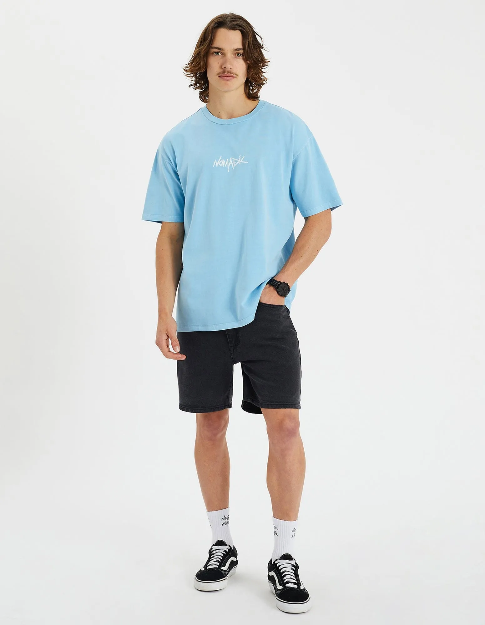 Symposium Box Fit Tee Pigment Air Blue