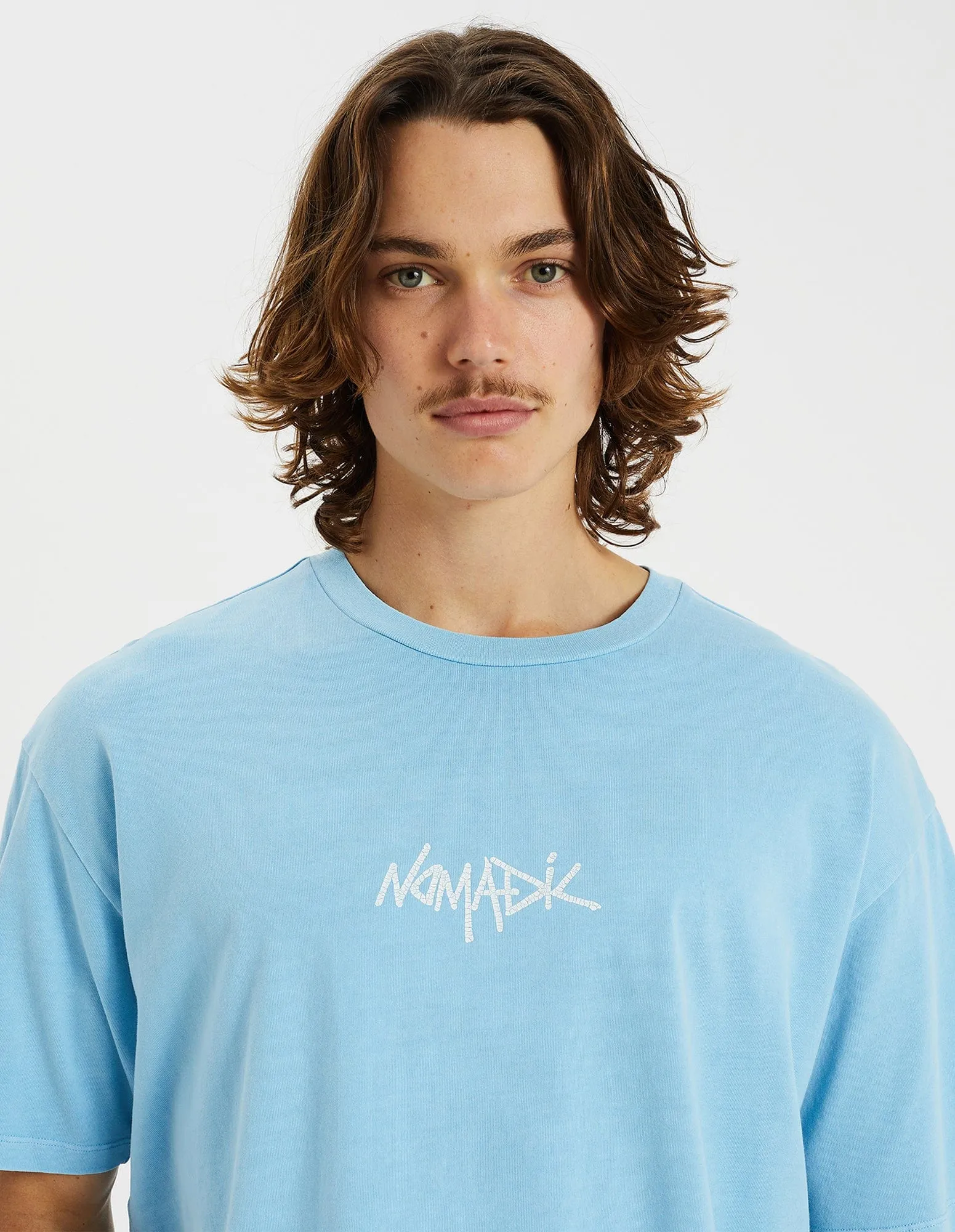 Symposium Box Fit Tee Pigment Air Blue