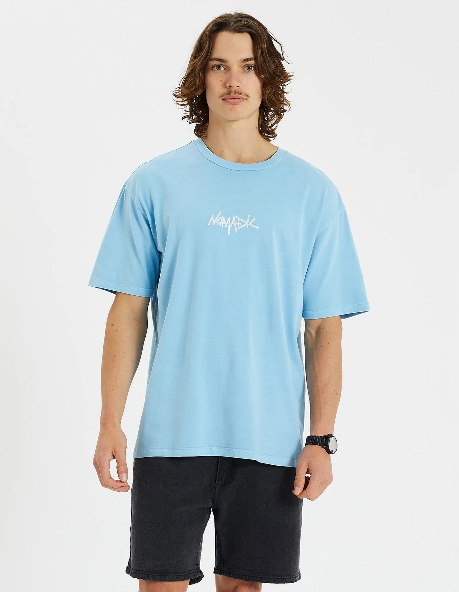 Symposium Box Fit Tee Pigment Air Blue