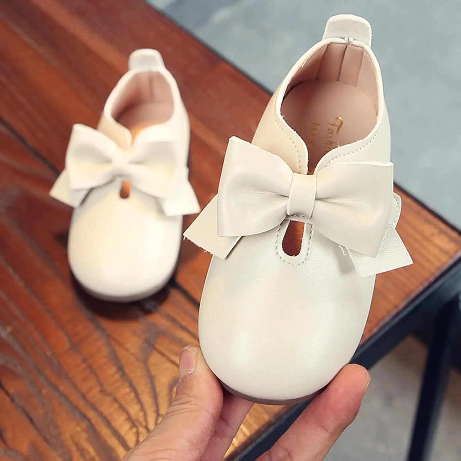 Tall Boots for Girls Fashion Autumn Girls Casual Shoes Flat Light Hook Loop Solid Color Bow Simple Riding Boots Girl