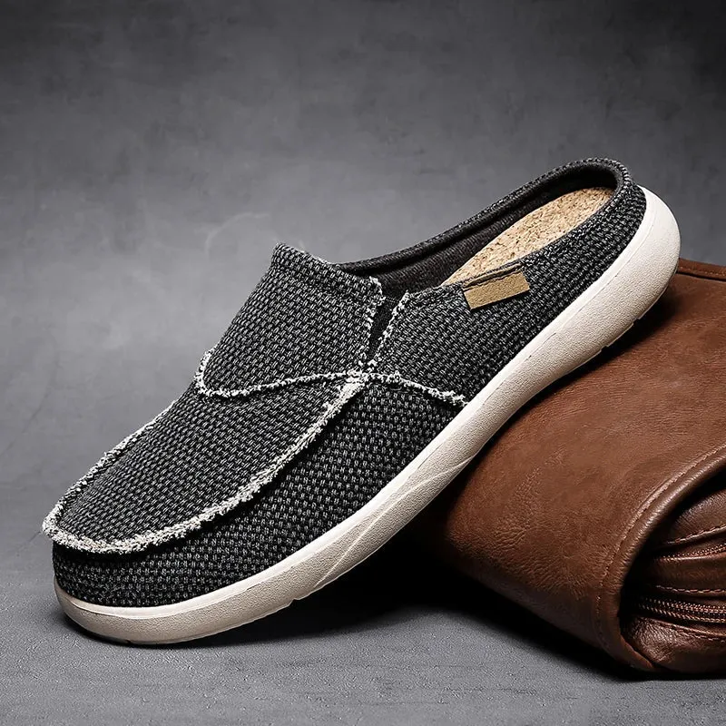 Tnis Slip On Masculino de Lona Casual - LC1032