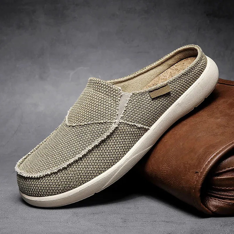 Tnis Slip On Masculino de Lona Casual - LC1032