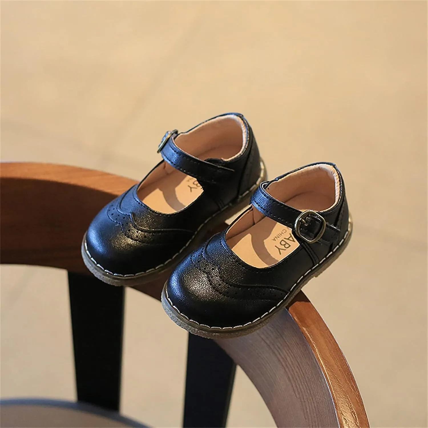 Toddler Girls Bowknot Dress Shoes Mary Jane Ballet Flats for Kids Wedding Pary Princess Bridesmaid Formal Sandal