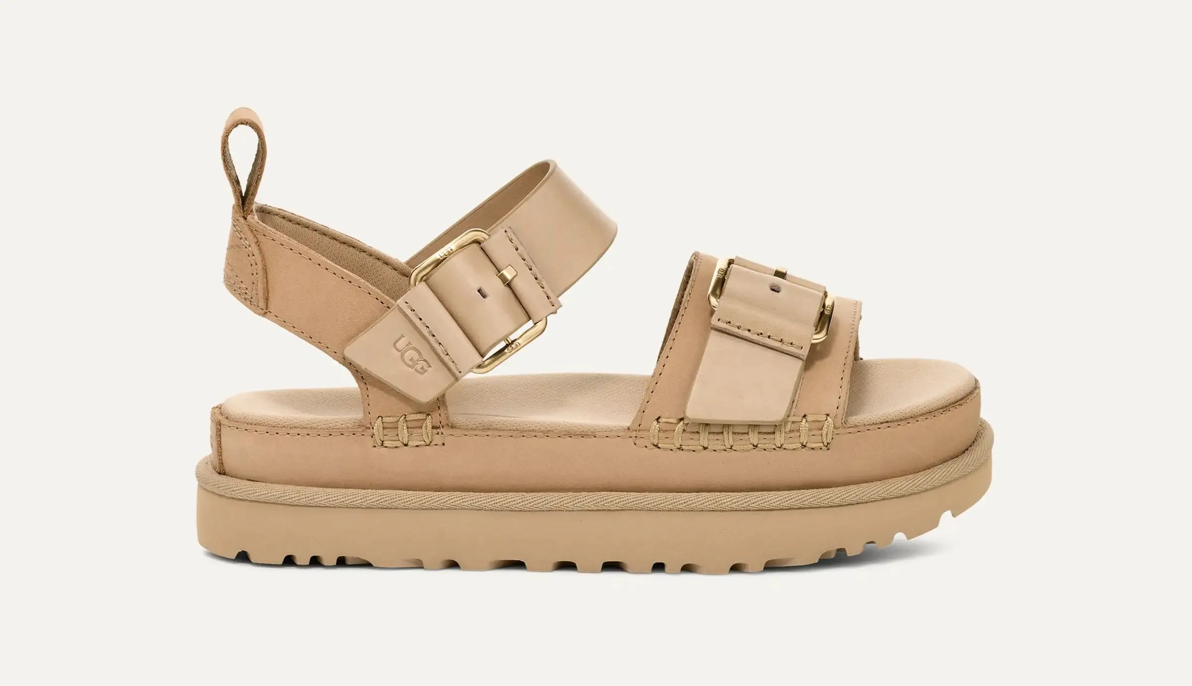 Ugg: W Goldenstar Villa Sandal in Mustard Seed