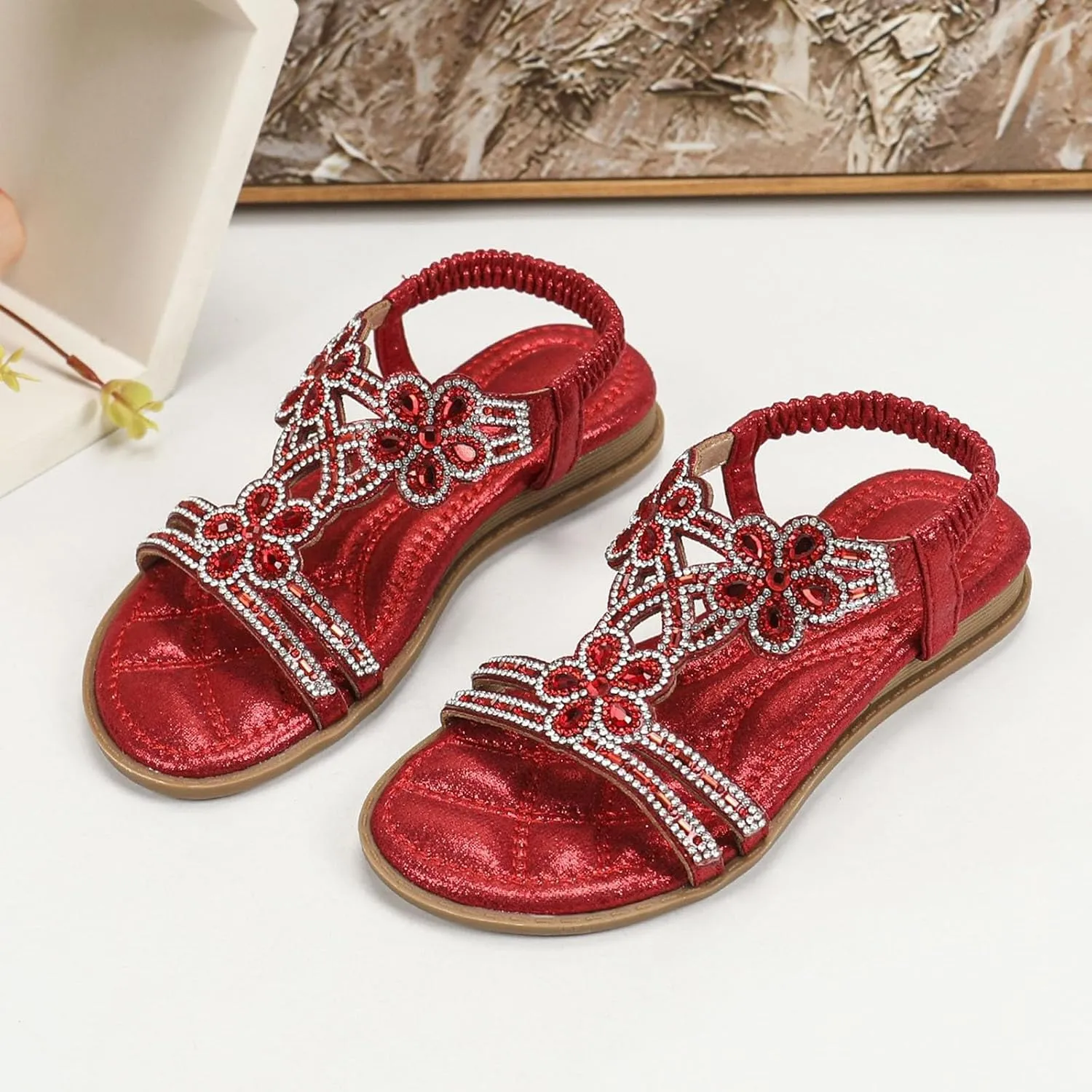Unisex Kids Summer Sandals Baby Comfort Anti-Slip Open Toe Adjustable Walking Beach Shower Shoes for Boys Girls