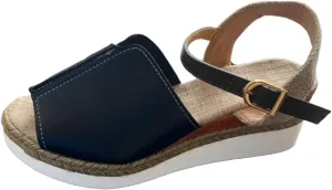 Women's Espadrille Wedge Sandals Closed Toe Orthopedic Ankle Strap With Straps Fishmouth Platform Arch Support Wedges Sandal Casual Non-Slip Comfortable Dress Office Work Shoes