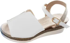 Women's Espadrille Wedge Sandals Closed Toe Orthopedic Ankle Strap With Straps Fishmouth Platform Arch Support Wedges Sandal Casual Non-Slip Comfortable Dress Office Work Shoes