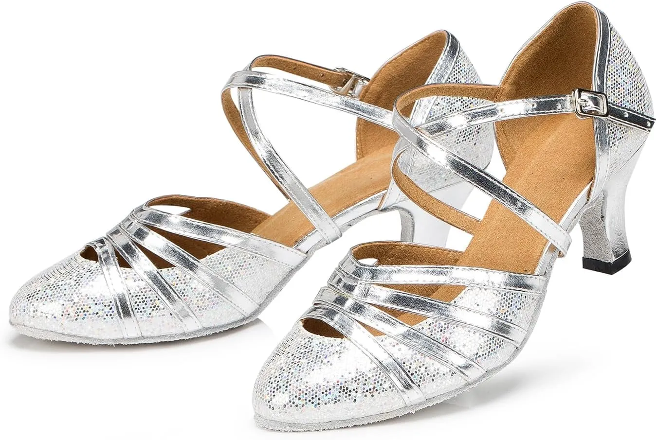 Women's Fashion Ballroom Latin Samba Party Wedding Performance Professional Dance Shoes