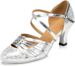 Women's Fashion Ballroom Latin Samba Party Wedding Performance Professional Dance Shoes