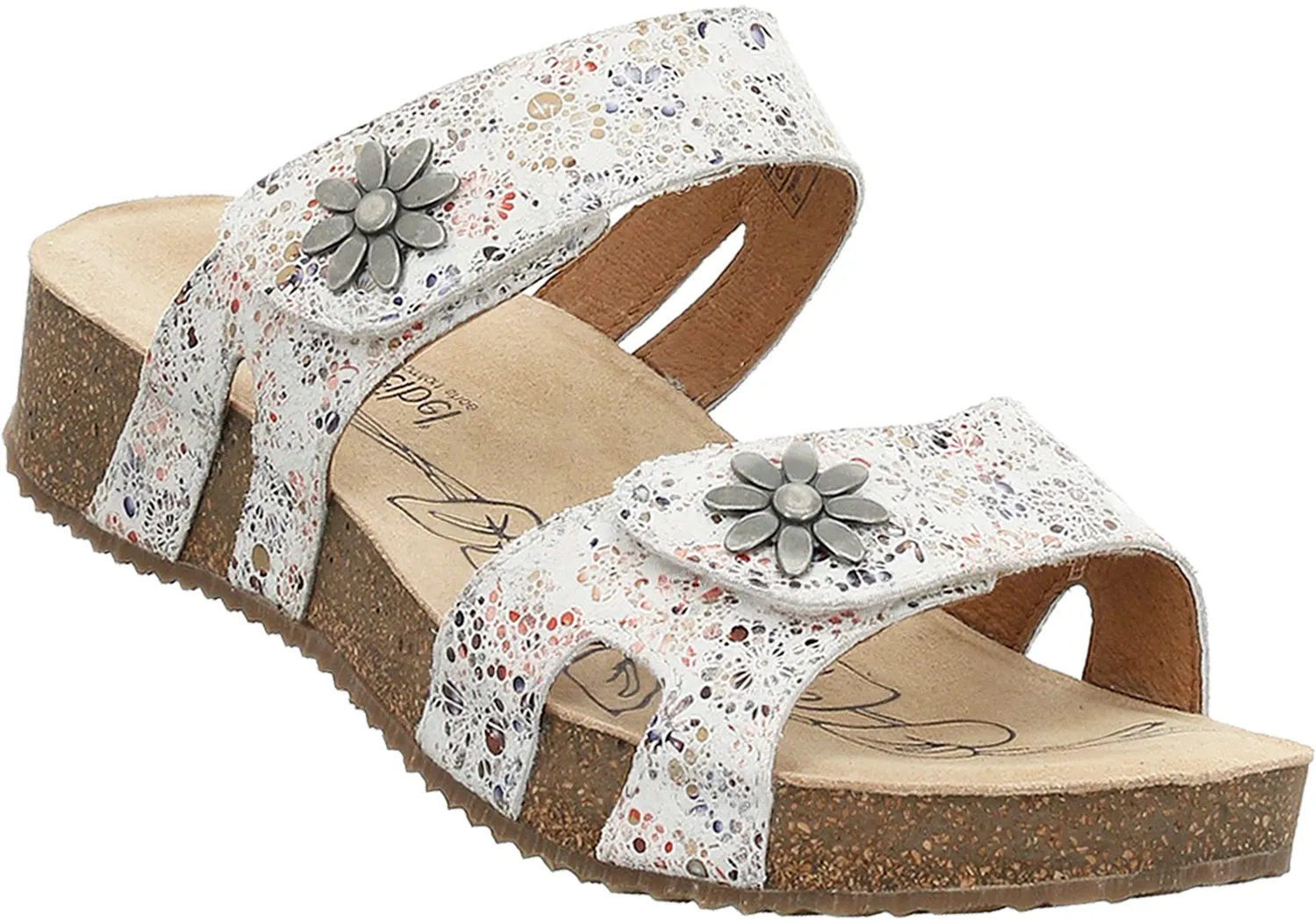 Women's Josef Seibel Tonga 04 White Multi Leather