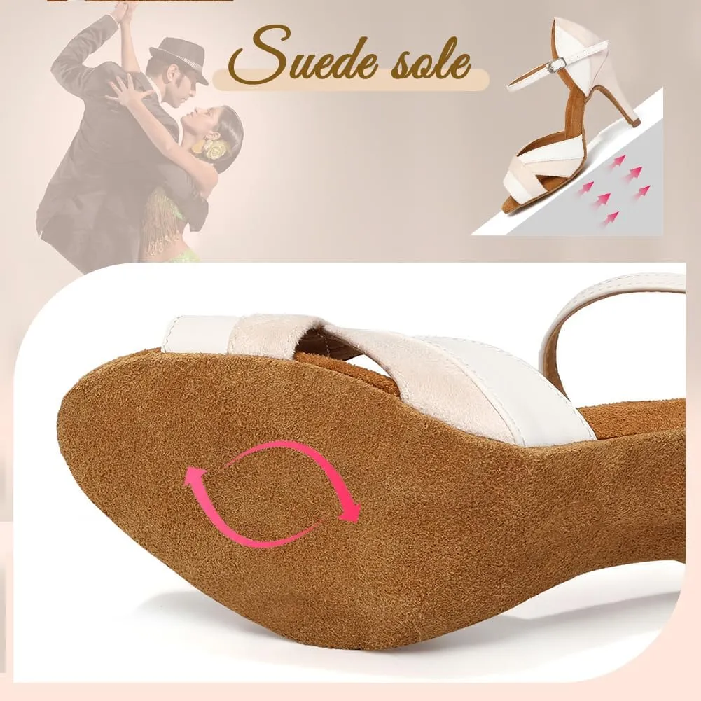Women's Latin Salsa Elegant Ballroom Dance Shoes for Party Performance